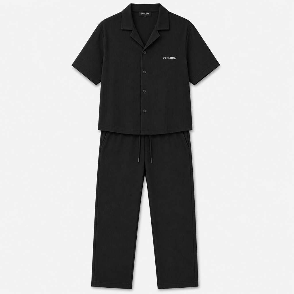 VYNLORA Premium Ribbed Summer Co-Ord Set