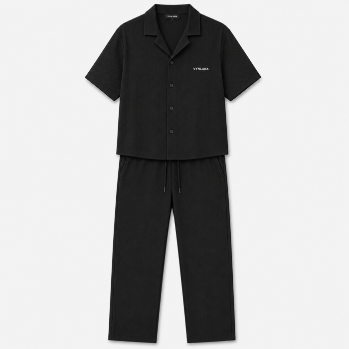 VYNLORA Premium Ribbed Summer Co-Ord Set
