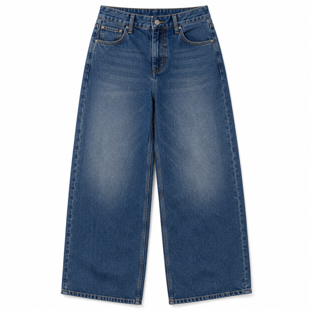 VYNLORA Urban Baggy Denim Jeans