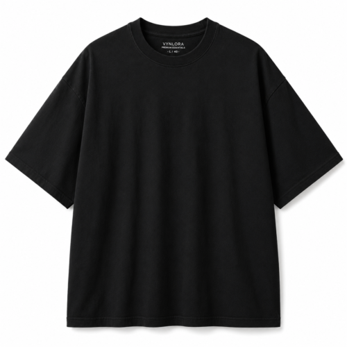 VYNLORA Premium Plain Oversized T-Shirt (6) VYNLORA Essential Oversized Premium T-Shirt