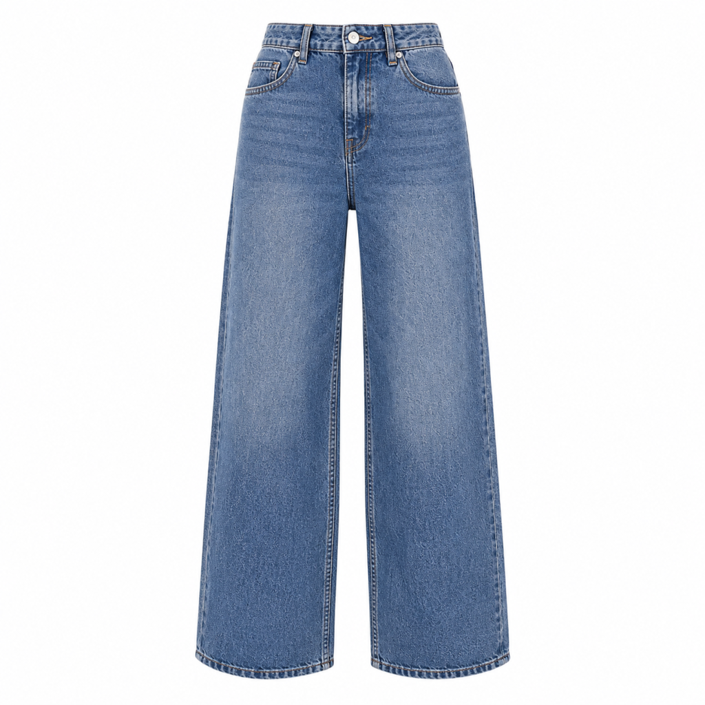 VYNLORA Men’s Wide Leg Denim Jeans